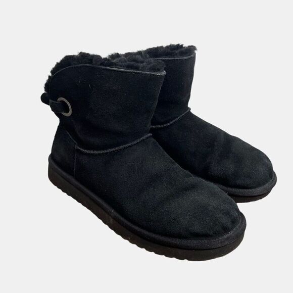 KOOLABURRA BY UGG REMLEY MINI 1105809 Black Size 9 EUR 40 /UK 7 Boots Ankle - Picture 1 of 8